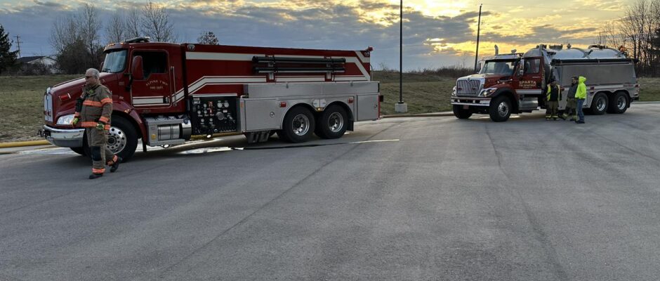 Sparta Michigan Fire Department Training Excersise